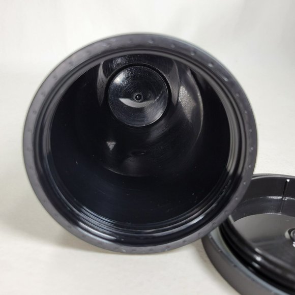 Starbucks Spellout Logo Matte Black Cold Cup with Straw Travel Tumbler 16oz - Picture 8 of 8